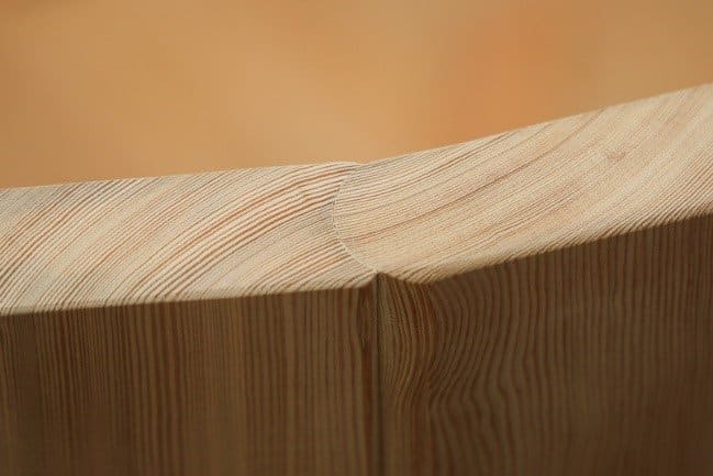 Badezuber Hot Tub aus Holz 11 Den äußeren Rand bauen Badezuber Hot Tub
