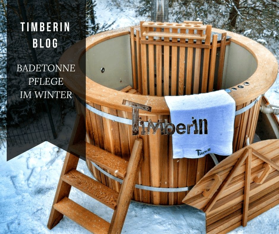 BADETONNE PFLEGE IM WINTER