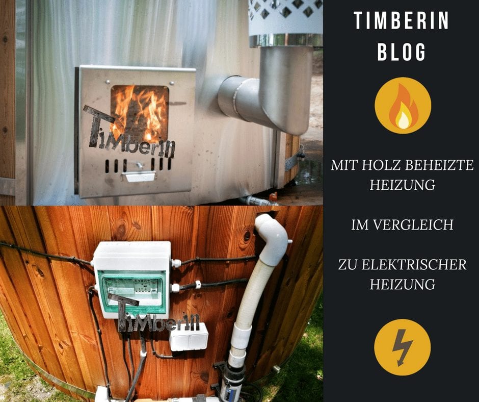 MIT HOLZ BEHEIZTE HEIZUNG IM VERGLEICH ZU ELEKTRISCHER HEIZUNG FÜR BADETONNEN IM FREIEN (3)