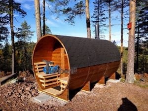 Utendørs Vedfyrt Tønne Badstuer, Lene Walhovd, Lysaker, Norway (3)