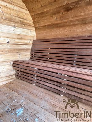 Ovale Aussensauna Fasssauna Hobbit (1)