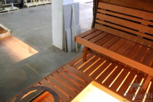 Ovale Aussensauna Fasssauna Hobbit (10)