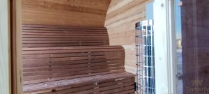 Ovale Aussensauna Fasssauna Hobbit (13)