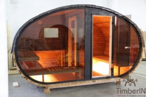 Ovale Aussensauna Fasssauna Hobbit (16)