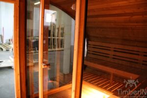 Ovale Aussensauna Fasssauna Hobbit (3)