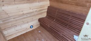 Ovale Aussensauna Fasssauna Hobbit (6)