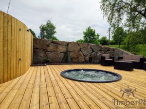 Badezuber Badefass Hot Tube Einbaumodell Einsatz Eingraben Eingelassen (2)