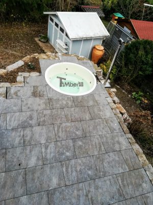 Badezuber Badefass Jakuzzi Hot Tube Einbaumodell Einsatz Eingraben Eingelassen (5)