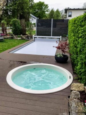 Badezuber Badefass Jakuzzi Hot Tube Einbaumodell Einsatz Eingraben Eingelassen (5)