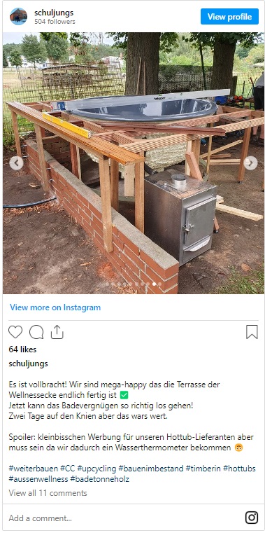 Badezuber Einbau