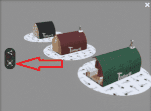 TimberIN Nordic Pod™ Custom 2 Igloo Expand 3d