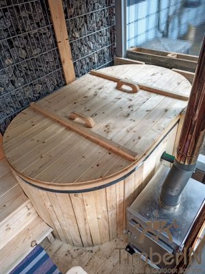 Badefass Badezuber Oval GFK Für 2 Personen (2)