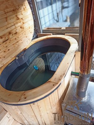 Badefass Badezuber Oval GFK Für 2 Personen (3)