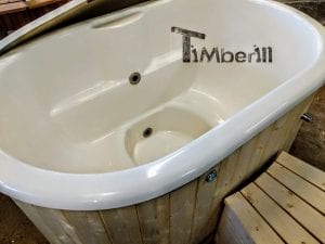 Badetonne Oval Mit Fiberglaseinsatz Für 2 Personen (13)