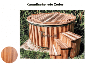 Kanadische Rote Zeder Badezuber Elektrisch Beheizt Mit Elektroheizung