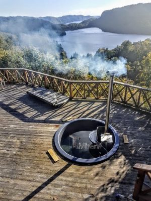 Badetonne Fiberglas Terrasse Einbaumodell Classic Modell (2)