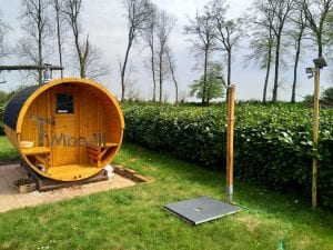 Fasssauna Mit Holzofen Oder Mit Elektrischer Heizung HARVIA (2)