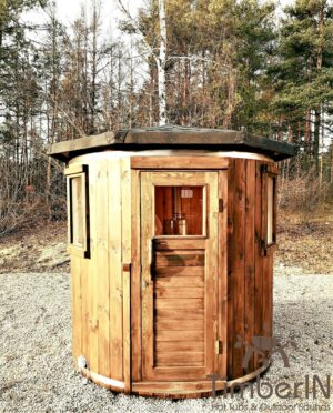 Finische Fasssauna Gartensauna Für 2 Personen Klein (5)