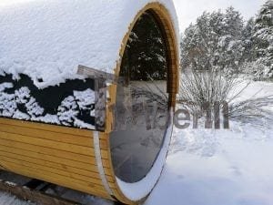 Sauna Fass Mit Vorraum Und Holzofen 2 M (7)