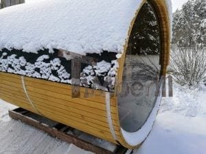 Sauna Fass Mit Vorraum Und Holzofen 2 M (8)