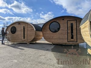 Aussensauna Fasssauna Oval Timberin (22)