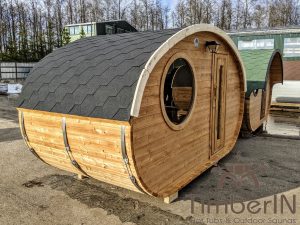 Aussensauna Fasssauna Oval Timberin (28)