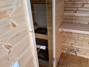 Aussensauna Fasssauna Oval Timberin (37)