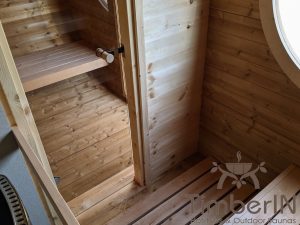 Aussensauna Fasssauna Oval Timberin (42)