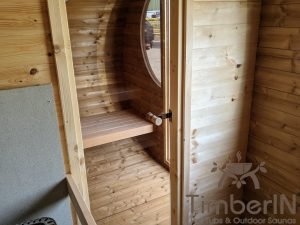 Aussensauna Fasssauna Oval Timberin (43)