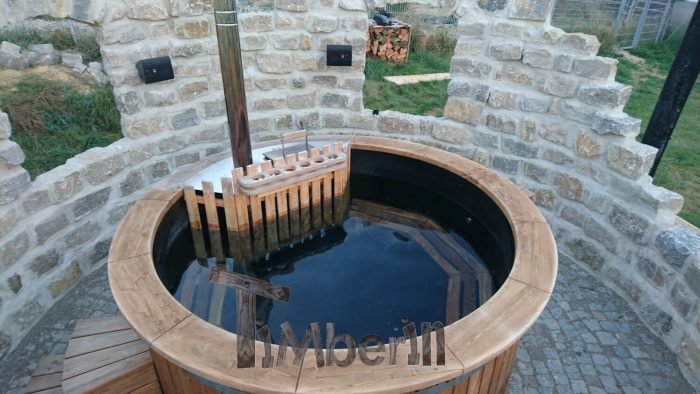 Badefass mit Kunststoff mit Innenofen, Nattheim, Deutschland 7 michael-nattheim-deutschland-platz-fuer-das-badefass-ist-nun-fertig-3