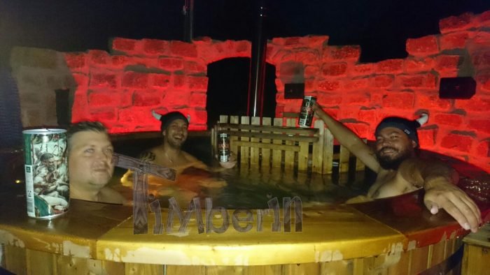 Badefass mit Kunststoff mit Innenofen, Nattheim, Deutschland 5 michael-nattheim-deutschland-platz-fuer-das-badefass-ist-nun-fertig-5