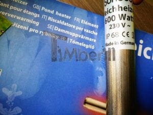 Titanrohr Heizer Badefass Badezuber Wasser Einfrierschutz (5)