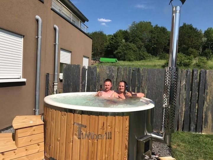 Badezuber Mit Integriertem Ofen Wellness Royal, Joe, Sochieren, Luxembourg