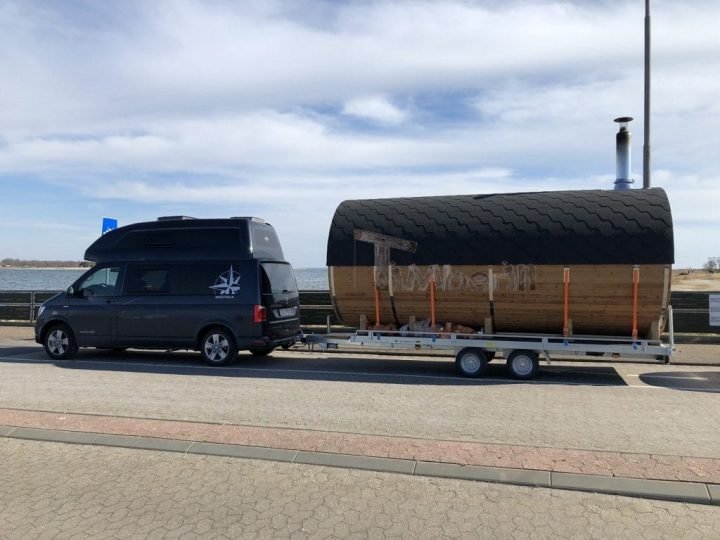 Fasssauna Mit Holzofen, Hans, Sörup, Deutschland (1)