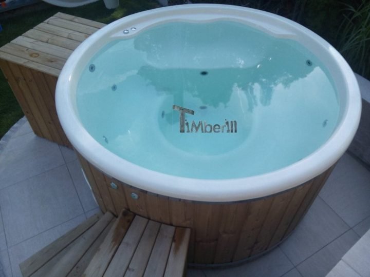 Badefass Gfk Thermoholz Mit Integriertem Ofen Wellness Royal, Dieter, Ybbslände, Waidhofen An Der Ybbs, Austria (1)