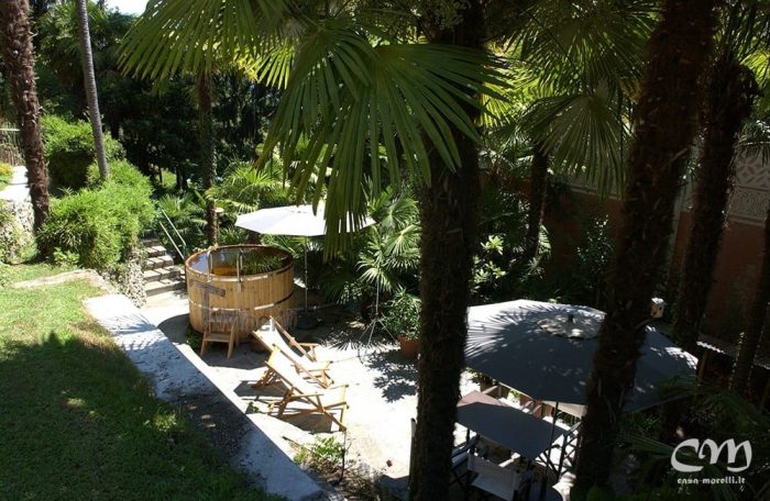 Holzbadetonne Günstig Basic Modell, Bianca, Oggebbio VB, Italia (3)