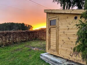 Außensauna Gartensauna Modern Mit Glasfront (3)