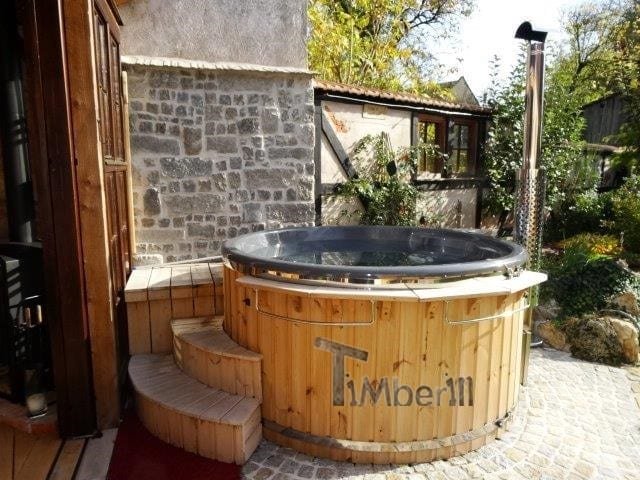 Badefass Gfk Thermoholz Mit Integriertem Ofen Wellness Royal, Erich, Ober Grafendorf, Österreich (5)