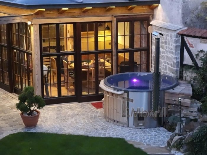 Badefass gfk Thermoholz mit integriertem Ofen Wellness Royal, Erich, Ober-Grafendorf, Österreich 5 Badefass Gfk Thermoholz Mit Integriertem Ofen Wellness Royal, Erich, Ober Grafendorf, Österreich (6)