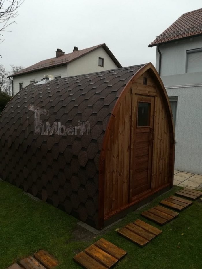 Außensauna für Garten Iglu Design, Sigrid & Klemens, Erding, Deutschland 2 Außensauna für Garten Iglu Design, Sigrid & Klemens, Erding, Deutschland