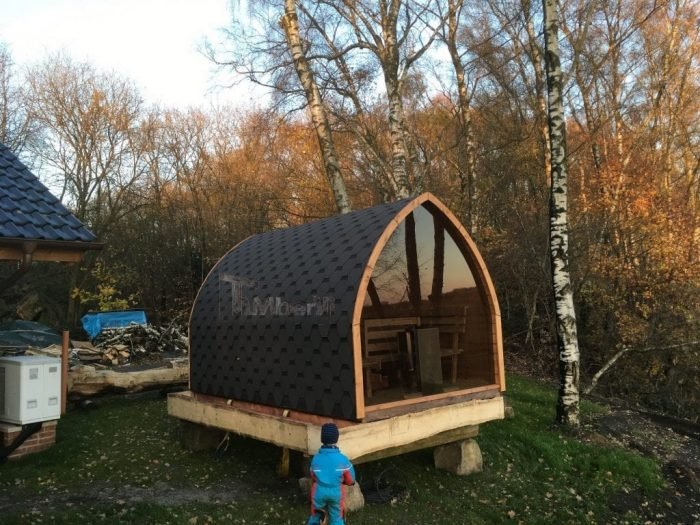 Außensauna für Garten Iglu Design und Holzbadezuber Deluxe: Sibirische Lärche, Daniel, Ibbenbüren, Deutschland 4 Außensauna Für Garten Iglu Design Und Holzbadezuber Deluxe Sibirische Lärche, Daniel, Ibbenbüren, Deutschland (1)