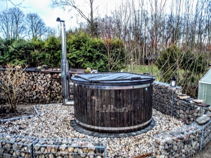 Badezuber GFK Wellness Royal Mit Holzfärbung, Corinna, Prötzel, Deutschland (2)