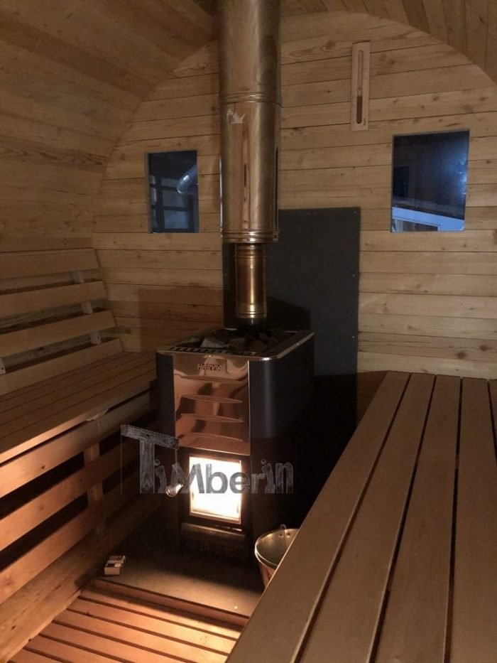 Außensauna mit Anhänger mit Panoramafenster, Ankleideraum und Harvia Holzofen, Sandy, Niederwallmenach, Deutschland 3 Außensauna Mit Anhänger Mit Panoramafenster, Ankleideraum Und Harvia Holzofen, Sandy, Niederwallmenach, Deutshchland (3)