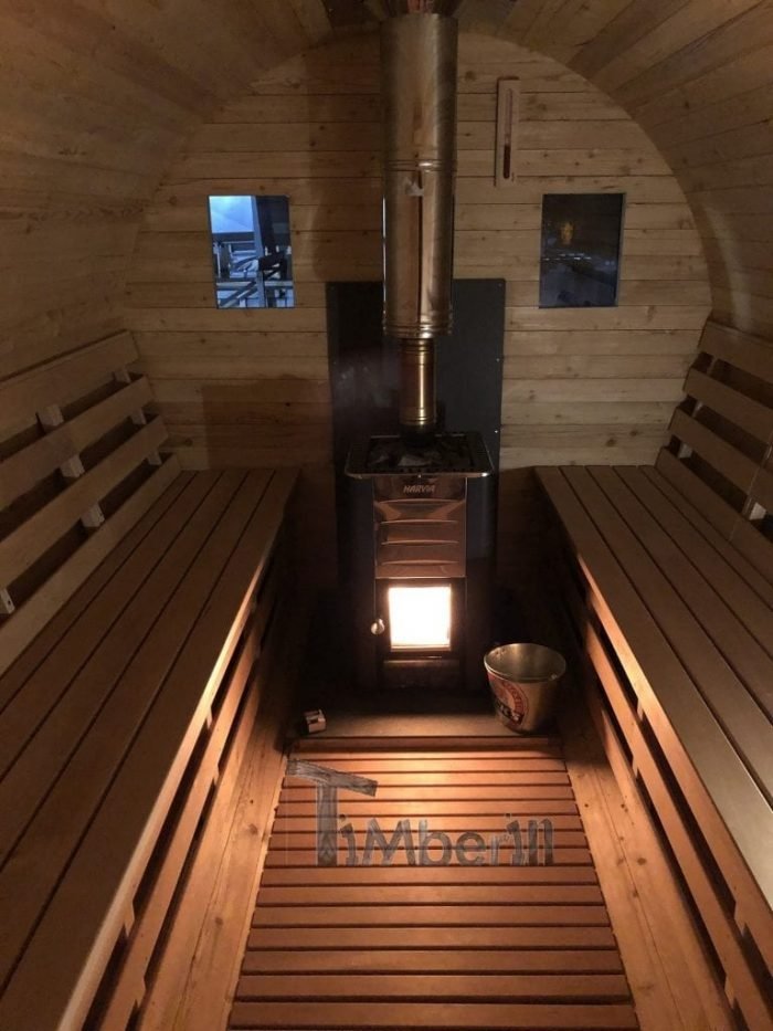 Außensauna mit Anhänger mit Panoramafenster, Ankleideraum und Harvia Holzofen, Sandy, Niederwallmenach, Deutschland 4 Außensauna Mit Anhänger Mit Panoramafenster, Ankleideraum Und Harvia Holzofen, Sandy, Niederwallmenach, Deutshchland (4)