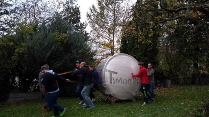 Badefass gfk Thermoholz mit integriertem Ofen Wellness Royal, Heiko, Gerbrunn, Deutschland 2 Badefass Gfk Thermoholz Mit Integriertem Ofen Wellness Royal, Heiko, Gerbrunn, Deutschland (2)