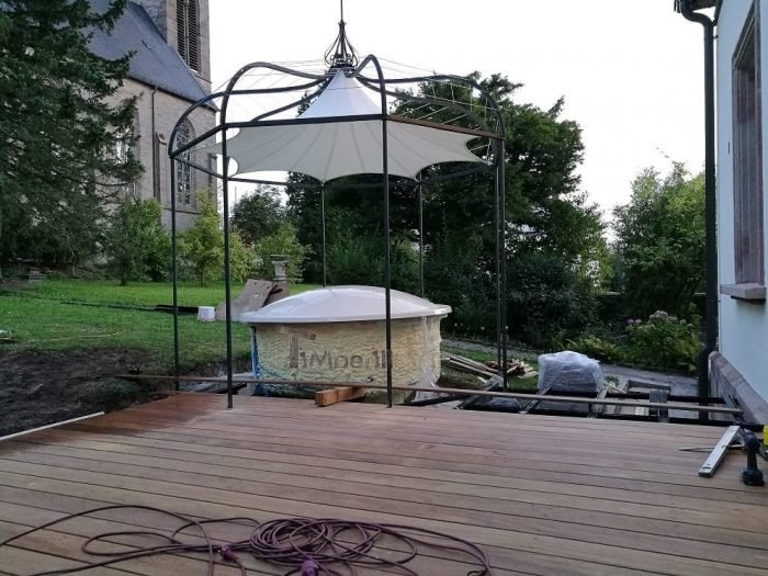 Badetonne Fiberglas Terrasse Einbaumodell, Maximilian, Pirmasens, Deutschland 3 Badetonne Fiberglas Terrasse Einbaumodell, Maximilian, Pirmasens, Deutschland