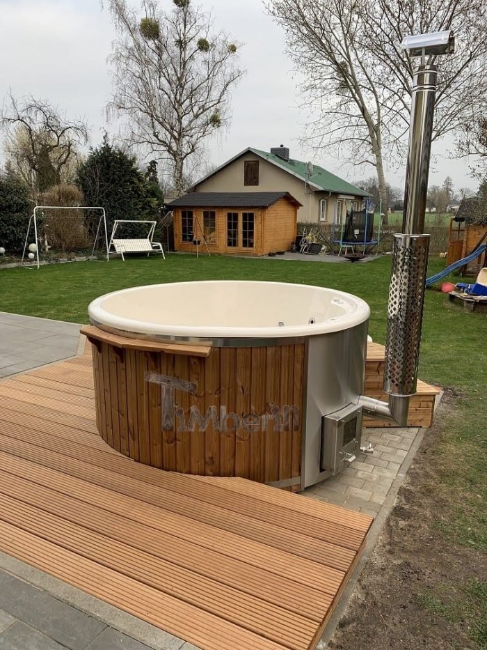 Badefass gfk Thermoholz mit integriertem Ofen Wellness Royal, Andy, Neuenhagen, Deutschland 2 Badefass Gfk Thermoholz Mit Integriertem Ofen Wellness Royal, Andy, Neuenhagen, Deutschland (4)