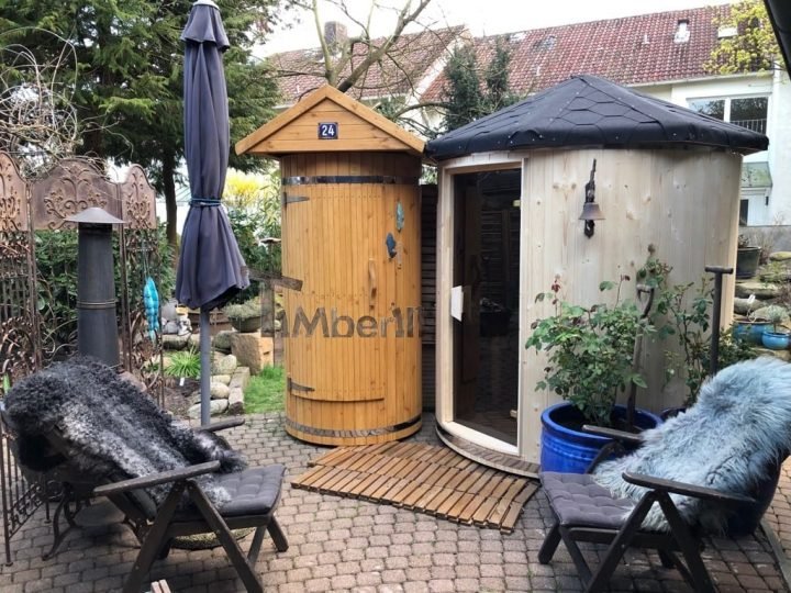 OUTDOOR HOLZDUSCHE FÜR SAUNA ODER WHIRLPOOL, Aurel, Kaltenkirchen, Deutschland (1)