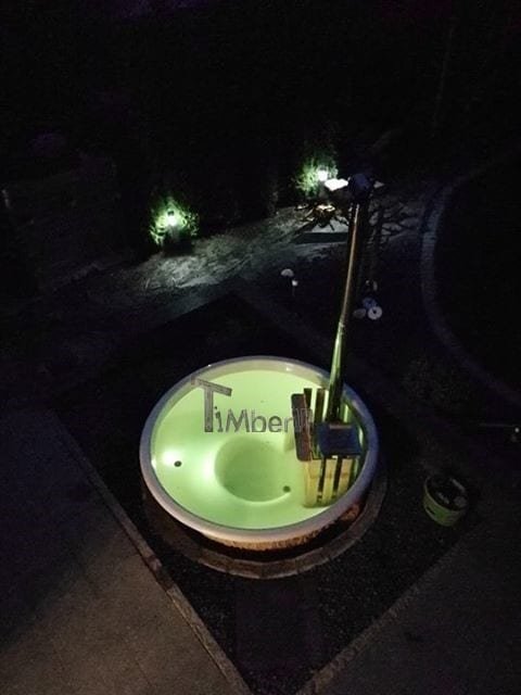 Badetonne Fiberglas Terrasse Einbaumodell Classic Modell, Florian, Ruhstorf, Deutschland (6)