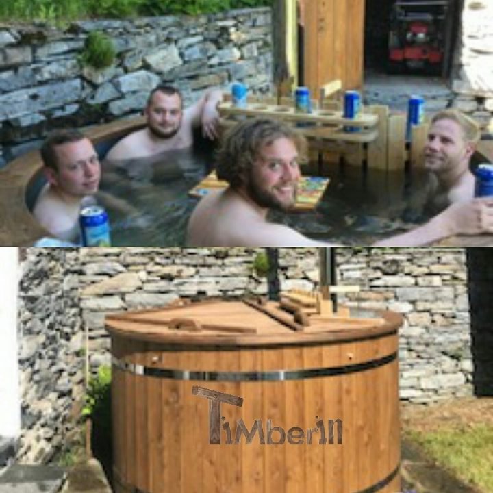 Badetonne Kunststoff Mit Luftsprudelmassage Und 2 LED, Samuel, Berlin, Deutschland